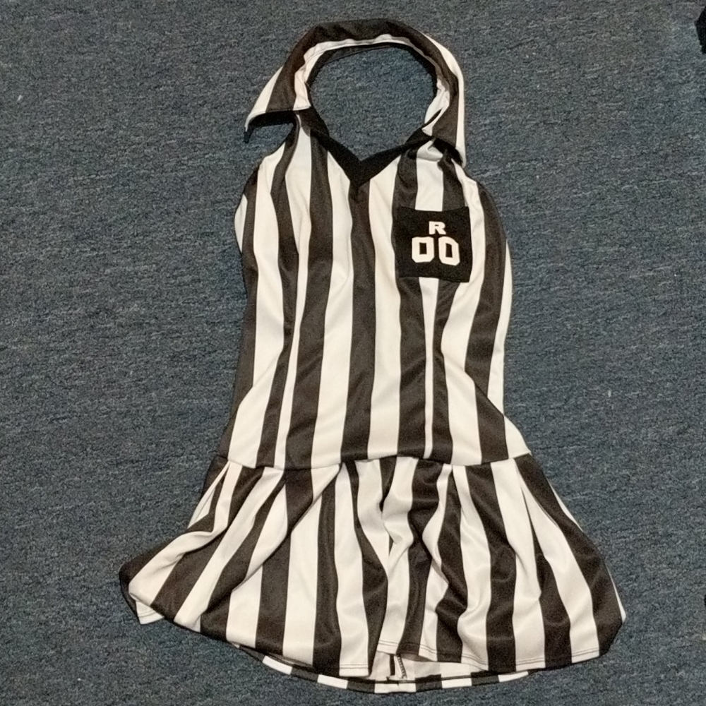 Leg Avenue Halloween Referee Halter Dress, S